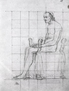  Desnudo Decoraci%C3%B3n Paredes - Estudio desnudo Papa Pío VII Neoclasicismo Jacques Louis David